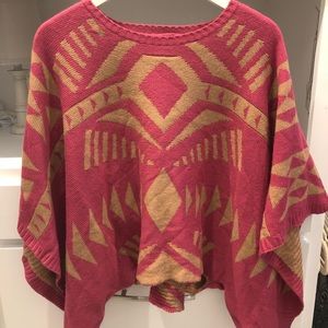 Poncho sweater